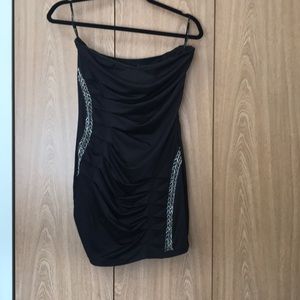 Strapless Black Dress